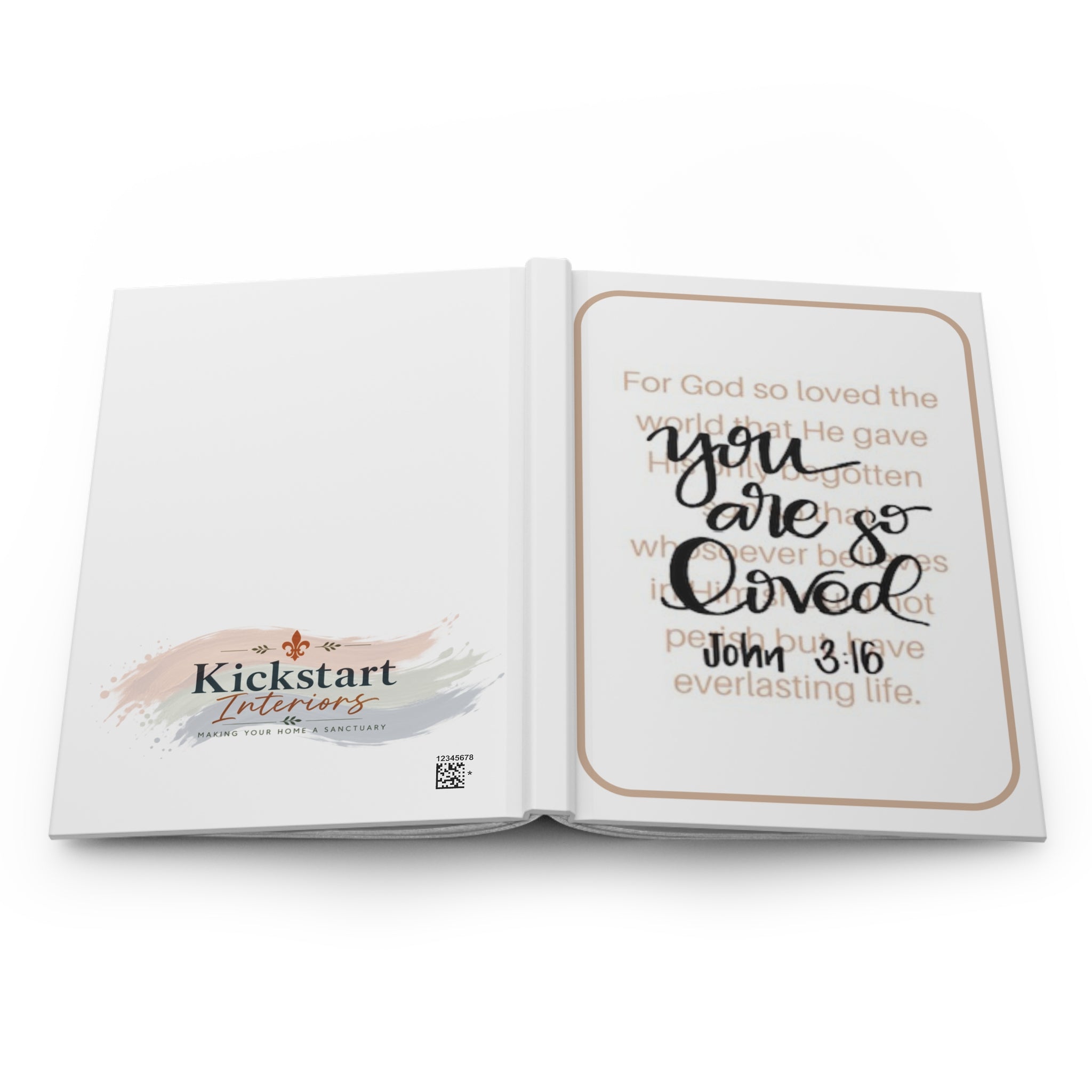 You Are Loved — John 3:16 Christian Hardcover Journal