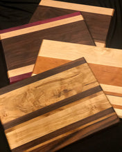 Load image into Gallery viewer, Multi Wood Species Cutting Board
